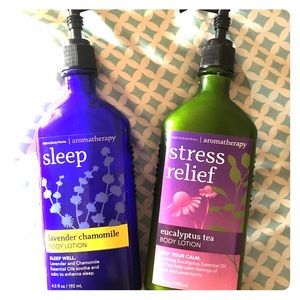 Bath&Body works Aromatherapy body lotion bundle